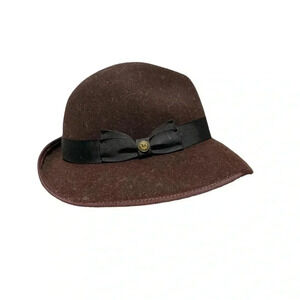 Goorin Bros Burgundy Fedora Hat Heisenberg Stetson Dobbs Breaking Bad Size 7 M